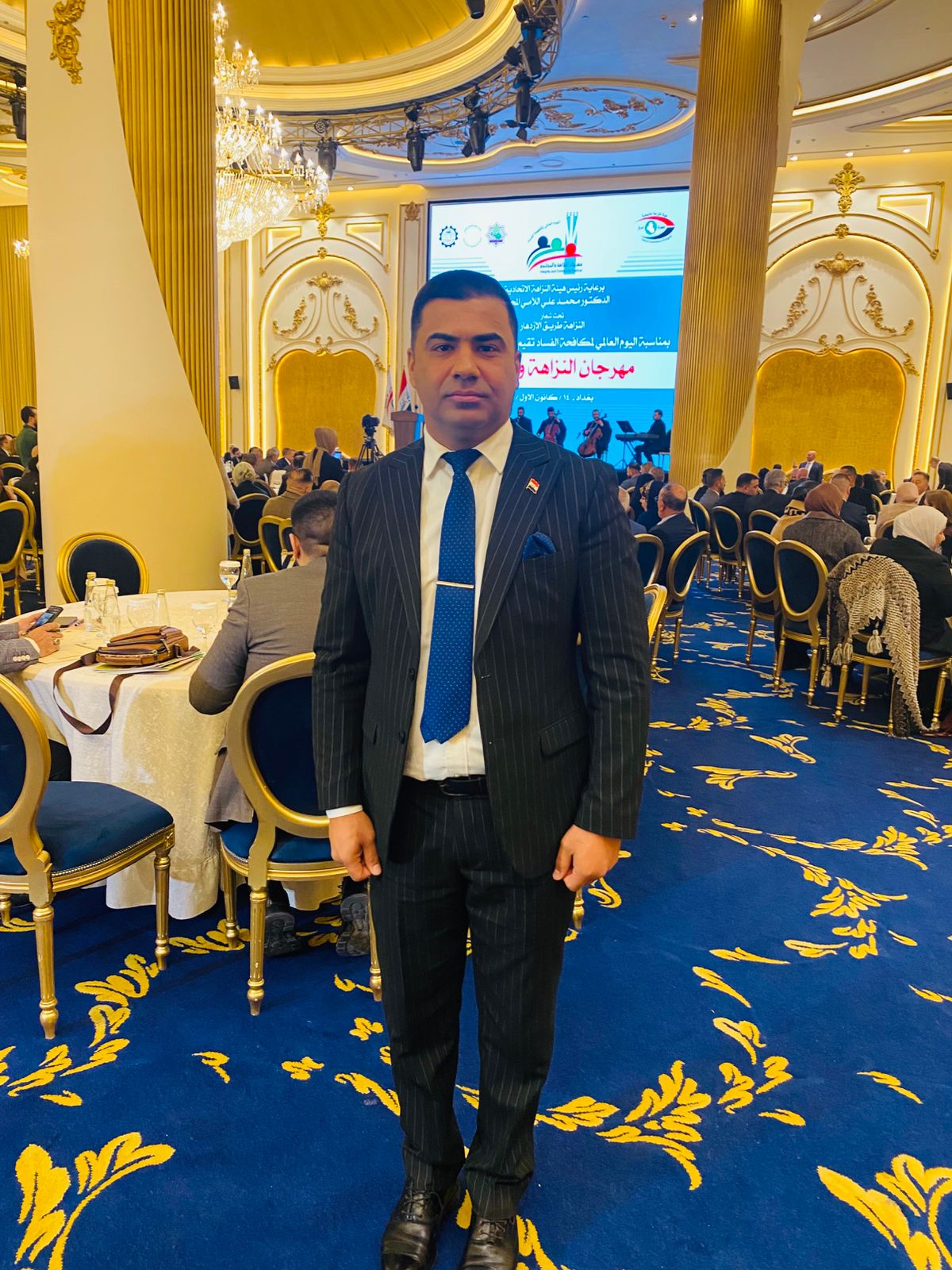 You are currently viewing حضور مستشار الجمعية العراقية للدفاع عن حقوق الصحفيين مهرجان النزاهة والمجتمع بمناسبة اليوم العالمي لمكافحة الفساد